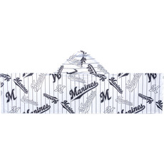 マリーンズフード付きクールタオルストライプ