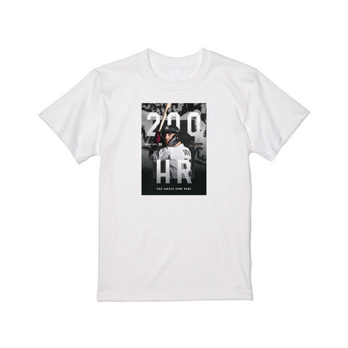 ネフタリ・ソト選手 NPB通算200本塁打記念 Tシャツ 詳細画像 ホワイト 1
