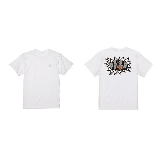 EL COFFEE&times;マリーンズコラボ 胸サイン刺繍Tシャツ(POWER) 詳細画像 ホワイト 1