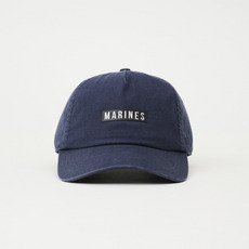 Marines B-Unoin Metallic Box Logo Pennant Vintage Navy