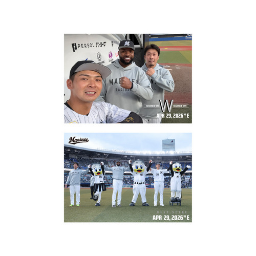 2026ベストシーン 選手集合・セルフィーブロマイド2枚セット(4.29vsE) 詳細画像 1カラー 1