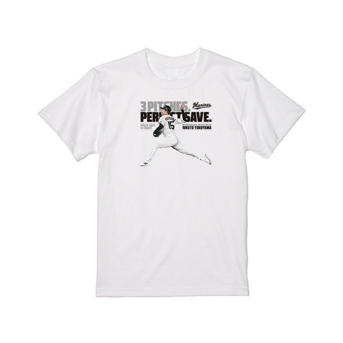 横山陸人投手 3球セーブ記念 Tシャツ 詳細画像 ホワイト 1