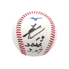 ヒーロー試合球B #13毛利(2026.3.27)「プロ初登板5回無失点、プロ初勝利！」
