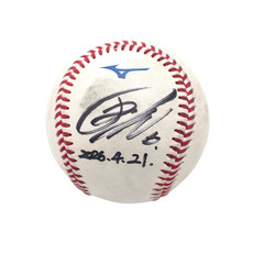 ヒーロー試合球A#6西川(2026.4.21)「決勝打の二塁打タイムリー！」