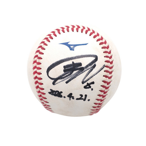 ヒーロー試合球C#6西川(2026.4.21)「決勝打の二塁打タイムリー！」