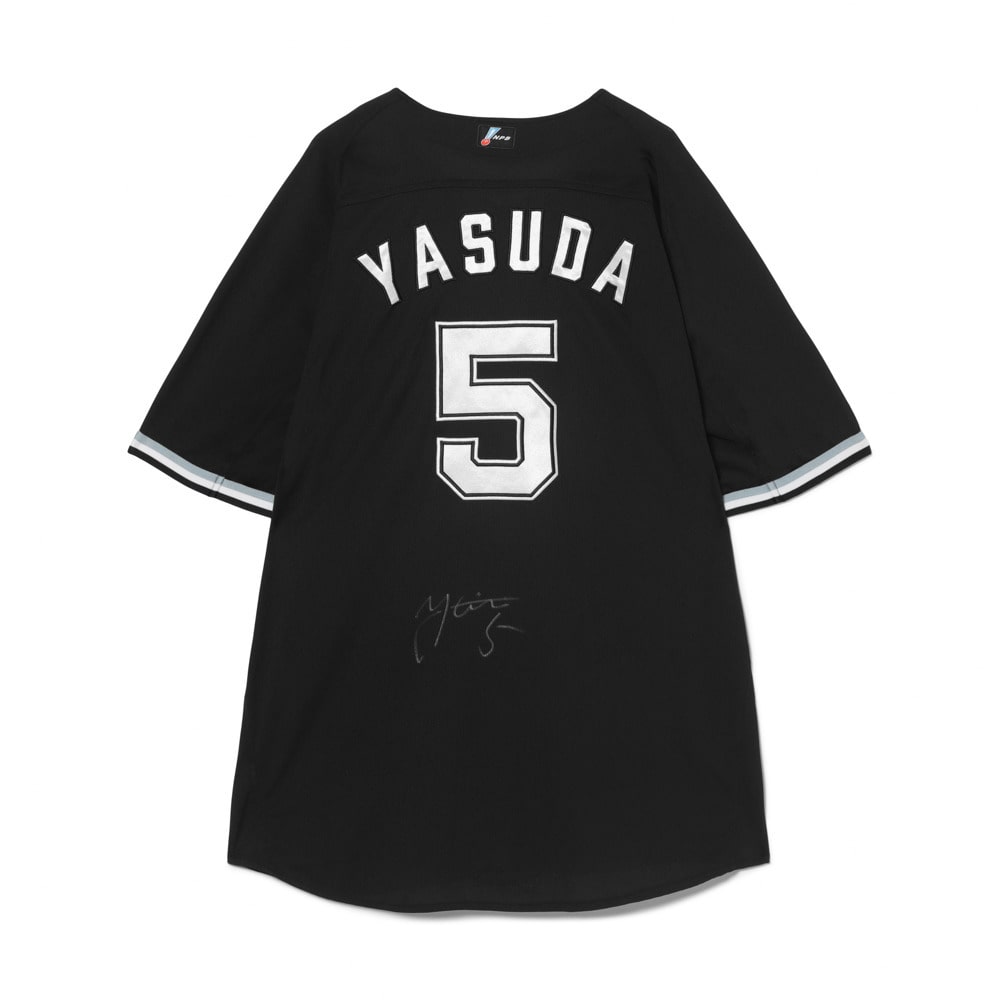 5安田 尚憲 直筆サイン入り実使用ユニホーム (VISITOR)②/マリーンズ 