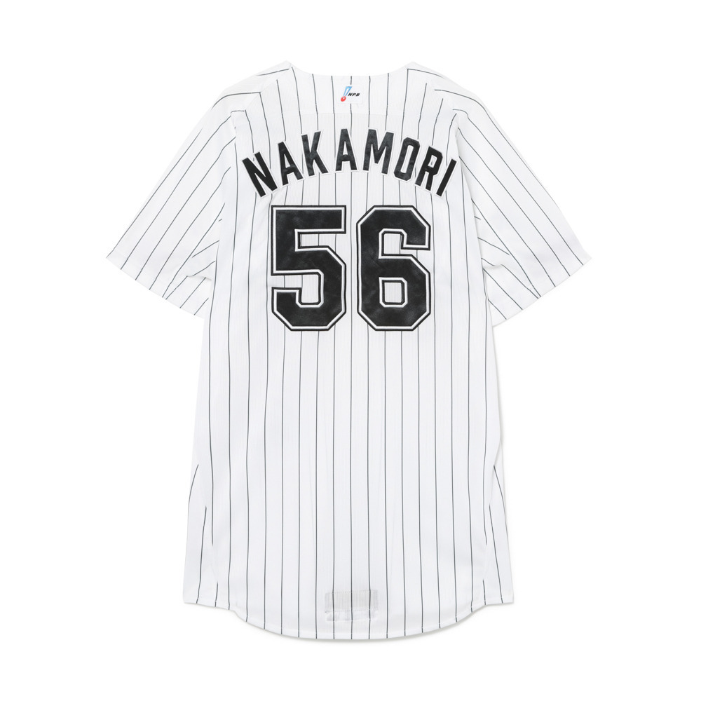 56中森 俊介 直筆サイン入り実使用ユニホーム (HOME)/マリーンズ