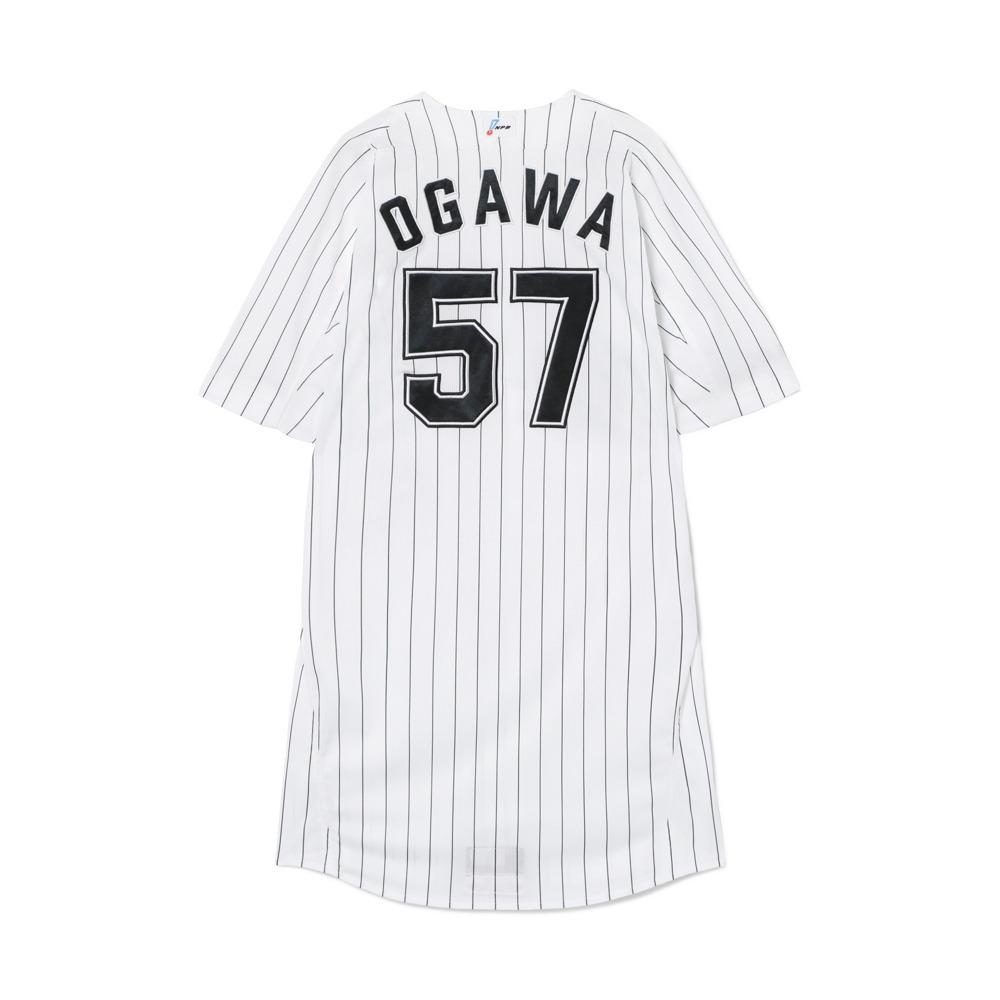 57小川 龍成 直筆サイン入り実使用ユニホーム (HOME)/マリーンズ