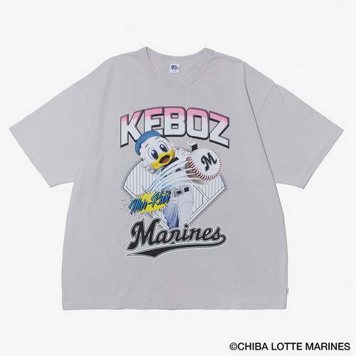 MARINES &times; KEBOZ MASCOT PHOTO Tシャツ 詳細画像 ホワイト 8