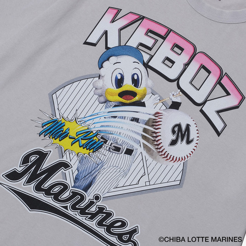 MARINES &times; KEBOZ MASCOT PHOTO Tシャツ 詳細画像 ホワイト 9