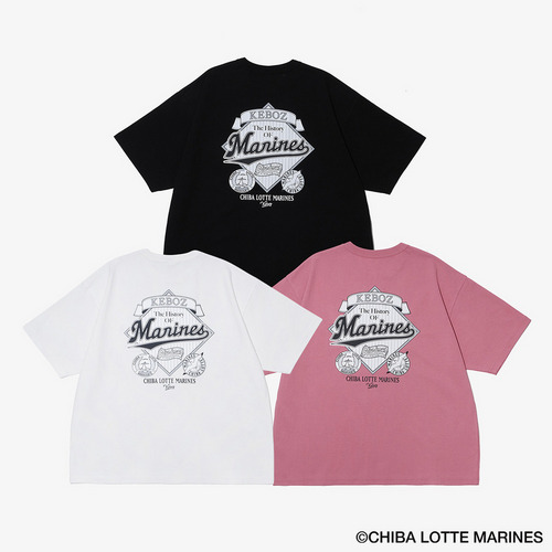 MARINES &times; KEBOZ The History of Marines Tシャツ 詳細画像 ピンク 6