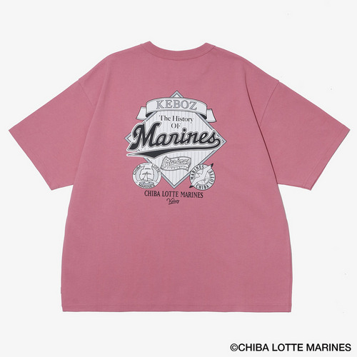 MARINES &times; KEBOZ The History of Marines Tシャツ 詳細画像 ピンク 8