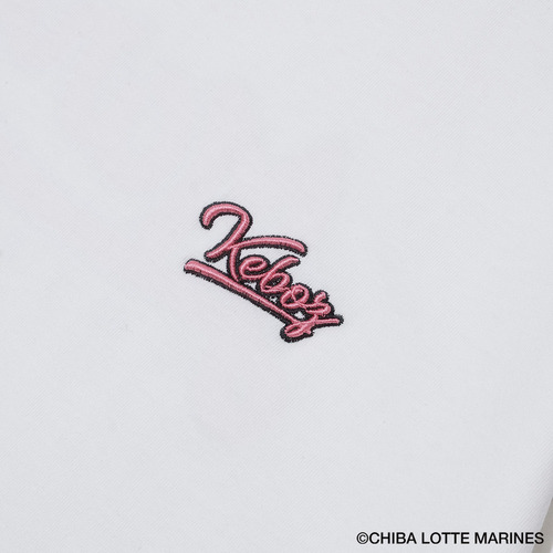 MARINES &times; KEBOZ SUNRISEPINK３D刺繍 Tシャツ 詳細画像 ホワイト 13