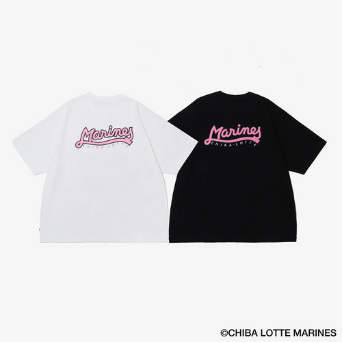 MARINES &times; KEBOZ SUNRISEPINK３D刺繍 Tシャツ 詳細画像 ホワイト 6