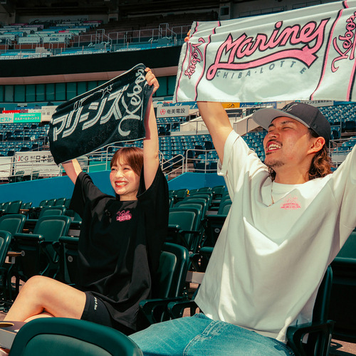 MARINES &times; KEBOZ SUNRISEPINK TOWEL 詳細画像 ホワイト 2