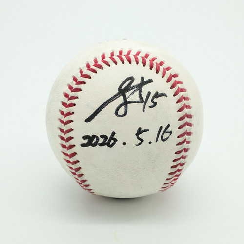 ヒーロー試合球B #15横山(2026.5.16)「きっちり無失点！今季12セーブでリーグトップ掴み取る！」