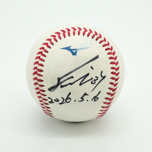 ヒーロー試合球B#37小野(2026.5.16)「好リリーフで無失点の今季初勝利！」