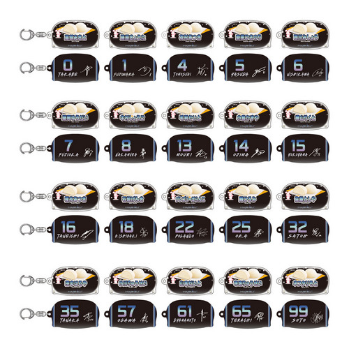 20選手展開 BSW2026&times;雪見だいふく シークレットアクリルキーホルダー 詳細画像 1カラー 1