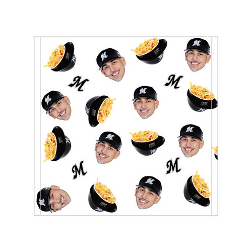 20選手展開 マリーンズグルメデザイン ハンドタオル 詳細画像 1カラー 19