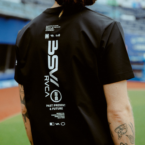 RVCA&times;MARINES BSW LOGOTEE 詳細画像 ホワイト 2