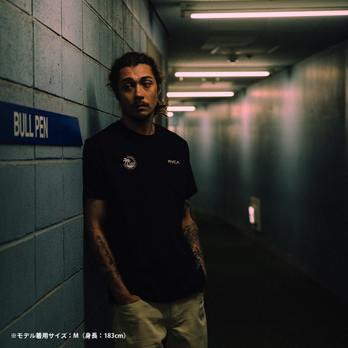 RVCA&times;MARINES BSW PT TEE 詳細画像 ブラック 1