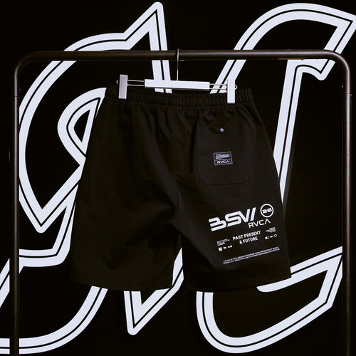 RVCA&times;MARINES BSW SHORTS 詳細画像 ブラック 5