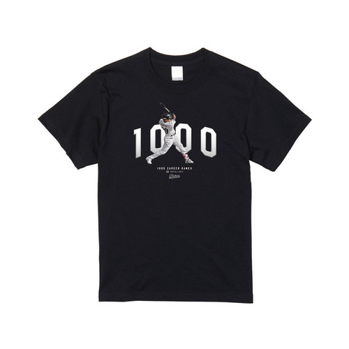 ネフタリ・ソト選手 NPB通算1000試合出場記念 Tシャツ 詳細画像 ブラック 1