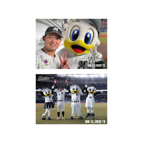 2026ベストシーン 選手集合・セルフィーブロマイド2枚セット(6.11vsD) 詳細画像 1カラー 1