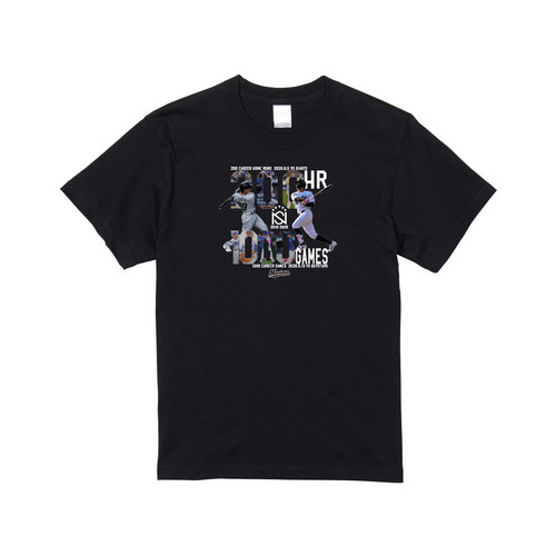 ネフタリ・ソト選手 NPB通算200本塁打＆1000試合出場記念 Tシャツ 詳細画像 ブラック 1