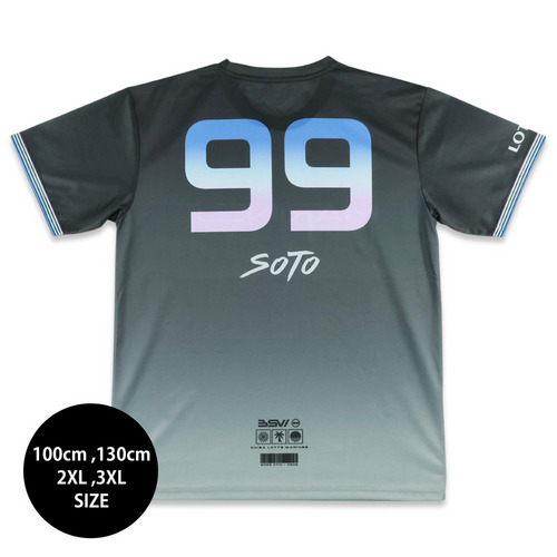 【100cm、130cm、2XL、3XLサイズ】全選手展開 2026ネーム＆ナンバーTシャツ(BSW) 詳細画像 1カラー 1