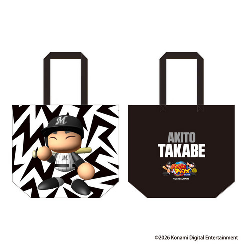 全選手展開 パワプロ&times;マリーンズ トートバッグ(選手紹介ビジョン) 詳細画像 1カラー 1