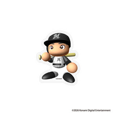 全選手展開 パワプロ×マリーンズ ワッペン(選手キャラクター)