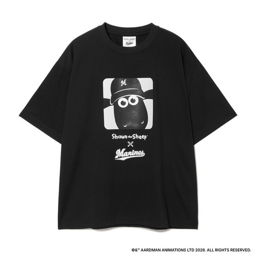 ひつじのショーン&times;MARINES スクエアプリントTシャツ 詳細画像 ホワイト 2