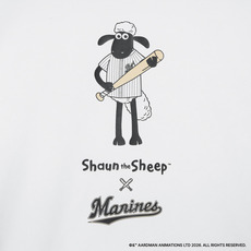 ひつじのショーン&times;MARINES プリントTシャツ/バッター 詳細画像