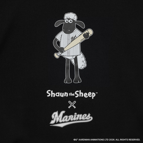 ひつじのショーン&times;MARINES プリントTシャツ/バッター 詳細画像 ホワイト 7