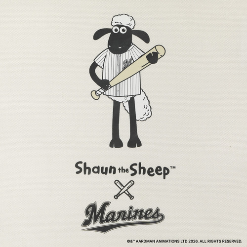 ひつじのショーン&times;MARINES 巾着/バッター 詳細画像 ナチュラル 4