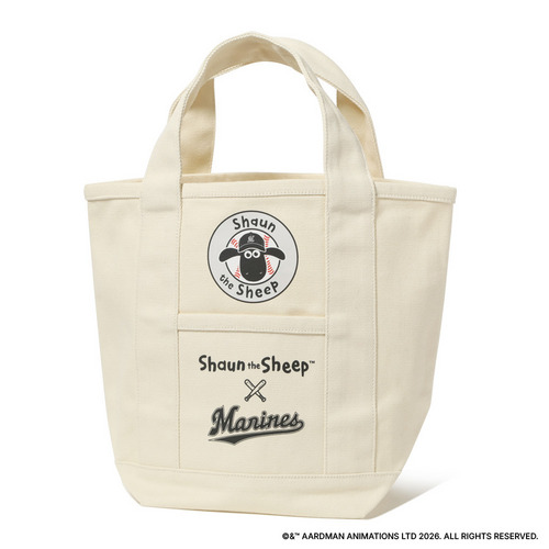 ひつじのショーン&times;MARINES ランチトート 詳細画像 ナチュラル 1