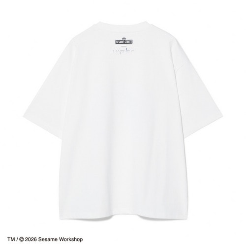 セサミストリート&times;MARINES 半袖Tシャツ/Mロゴ 詳細画像 ホワイト 2