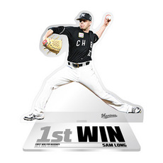 サム・ロング投手 NPB初勝利記念 アクリルスタンド