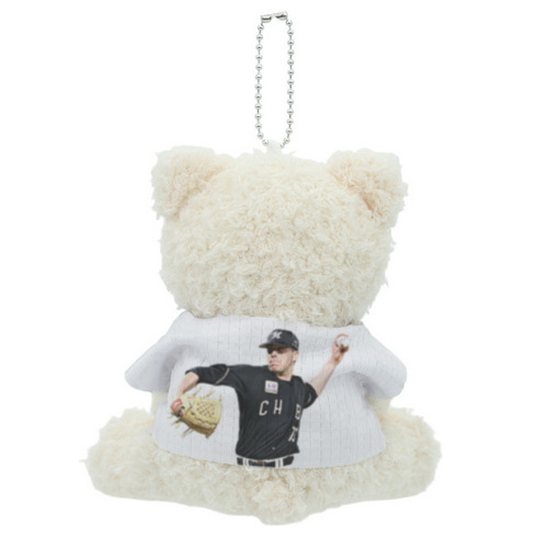サム・ロング投手 NPB初勝利記念 もこもこベア15cmあみぐるみ 詳細画像 1カラー 2