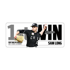 サム・ロング投手 NPB初勝利記念 カーマグネット