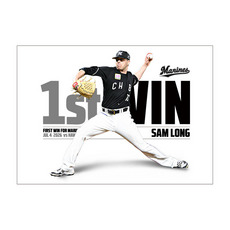 サム・ロング投手 NPB初勝利記念 A3ポスター