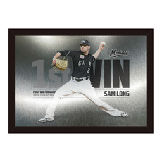 サム・ロング投手 NPB初勝利記念 メタルポスター