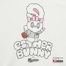 エスターバニー&times;MARINES クリームバニー半袖Tシャツ 詳細画像
