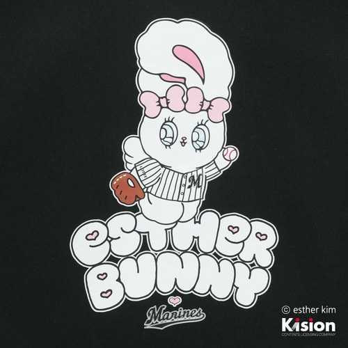 エスターバニー&times;MARINES クリームバニー半袖Tシャツ 詳細画像 ピンク 6