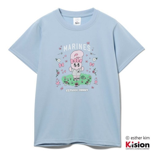 エスターバニー&times;MARINES リボンバニー半袖Tシャツ 詳細画像 ブルー 1