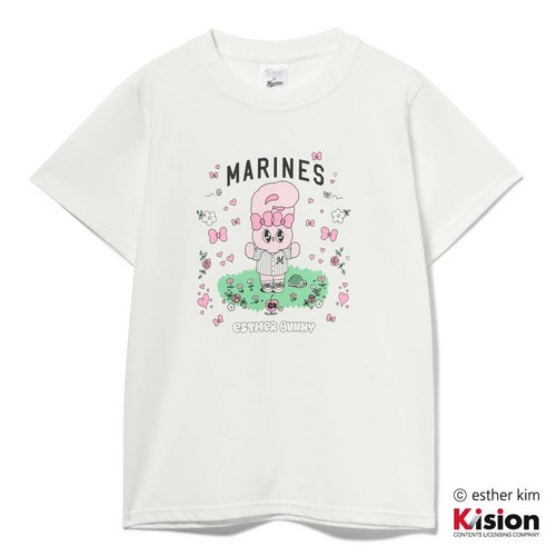 エスターバニー&times;MARINES リボンバニー半袖Tシャツ 詳細画像 ブルー 4