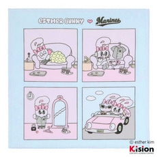 エスターバニー&times;MARINES ハンカチタオル 詳細画像