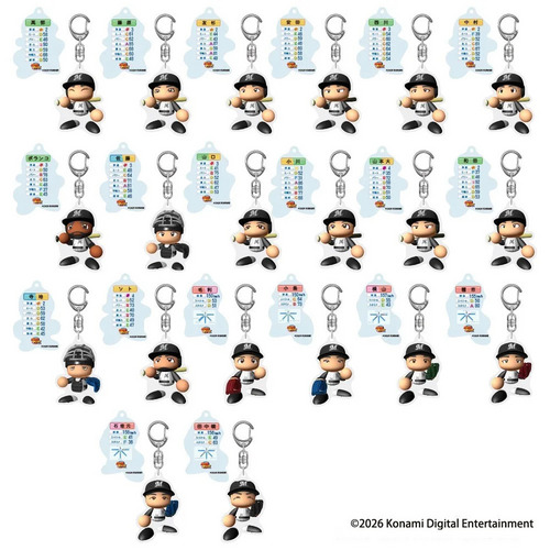 2026 パワプロ&times;マリーンズ シークレットアクリルキーホルダー(選手キャラクター) 詳細画像 1カラー 1
