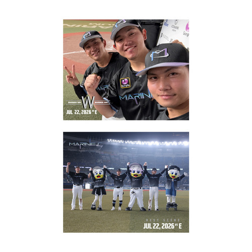 2026ベストシーン 選手集合・セルフィーステッカー2枚セット(7.22vsE) 詳細画像 1カラー 1